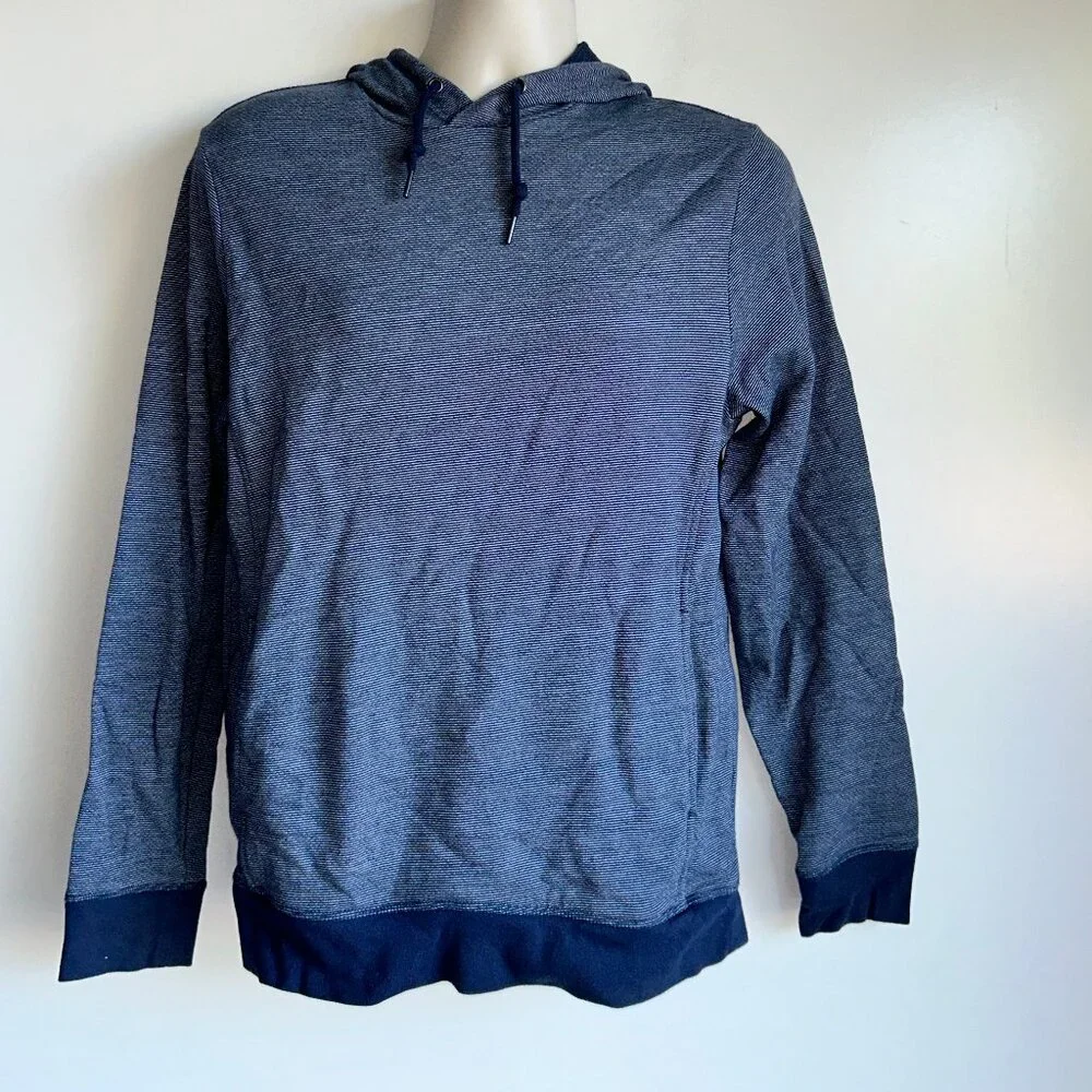 Banana Republic Blue Long Sleeve Hooded Top Size Men's Medium